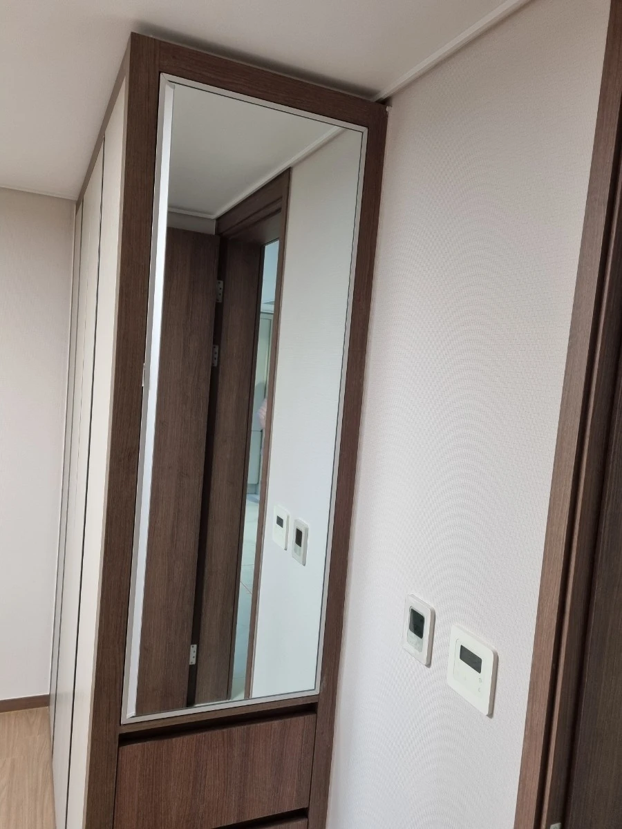 과천자이 장식장 거울문 시공 사진 1