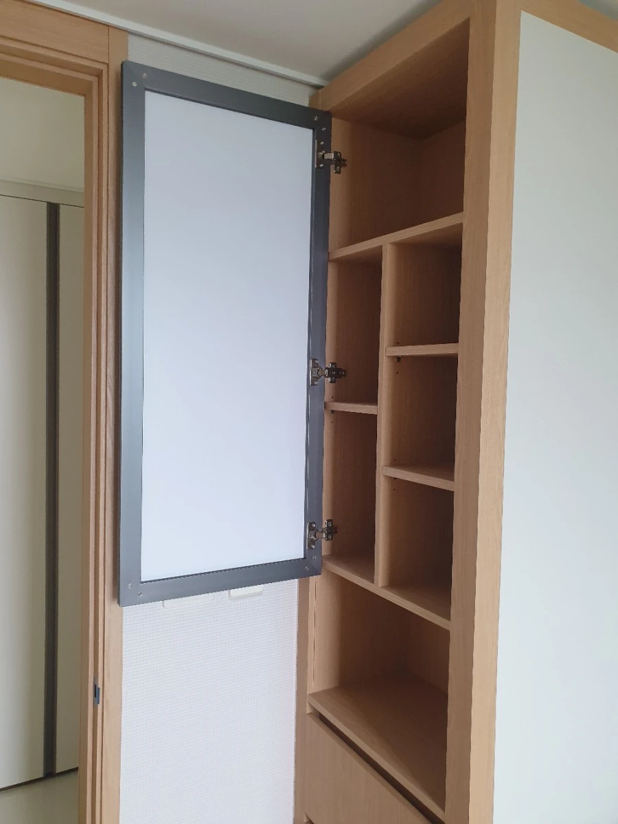김포 한강메트로자이 1·2·3단지 장식장 거울문 시공 사진 3