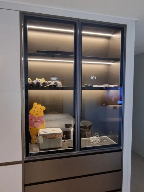 오포자이 디오브 3·4단지 장식장 유리문 시공 사진 3