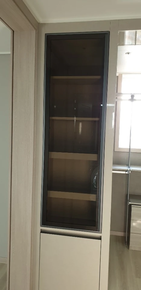 오포추자지구 서희스타힐스 장식장 유리문 시공 사진 2
