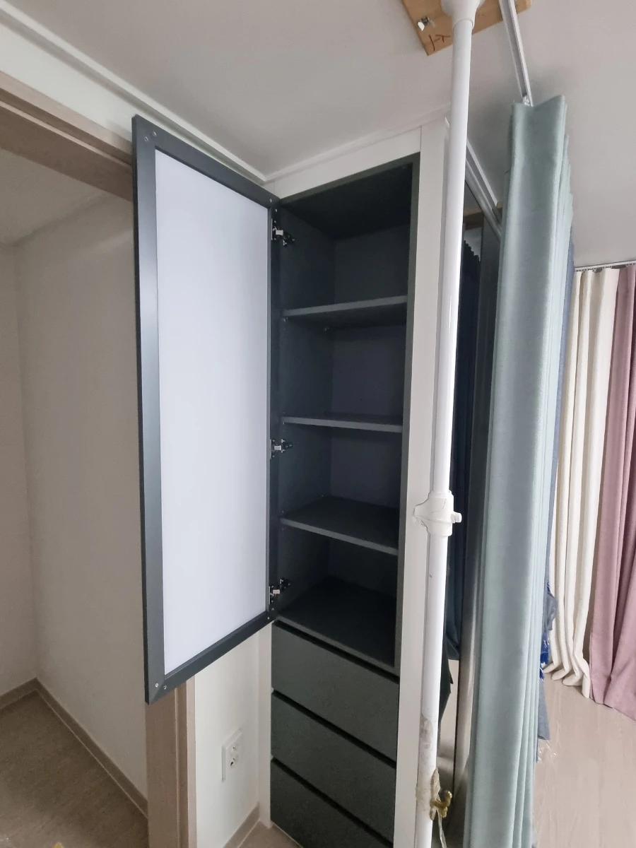 옥정역 로제비앙 메트로파크 1·2단지 장식장 거울문 시공 사진 2